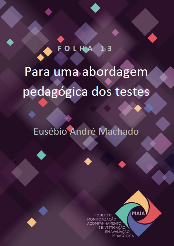 Folha 13 Para uma abordagem pedagógica dos testes