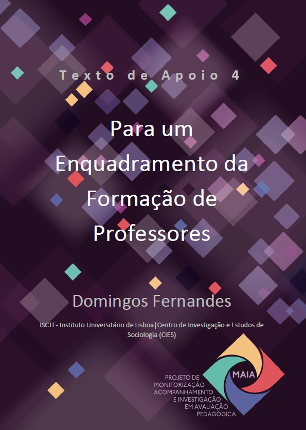 Texto de Apoio 4 Para um Enquadramento da Formação de Professores